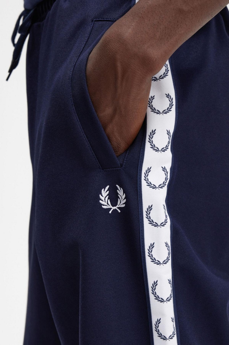 Fred Perry Taped Track Pant Trainingsanzug Herren Blau | BCHSO24219