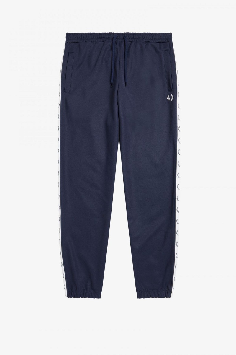 Fred Perry Taped Track Pant Trainingsanzug Herren Blau | BCHSO24219