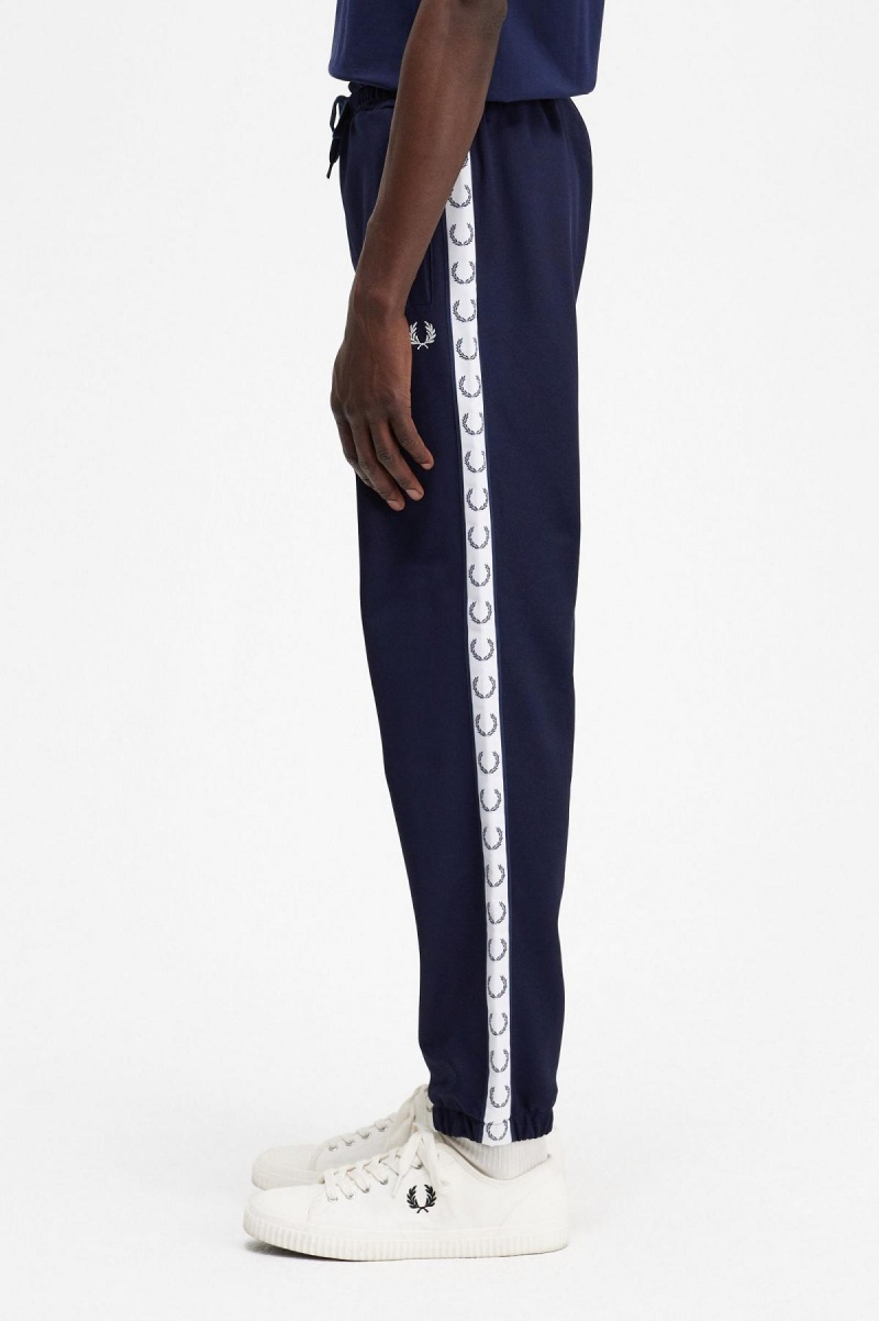 Fred Perry Taped Track Pant Trainingsanzug Herren Blau | BCHSO24219