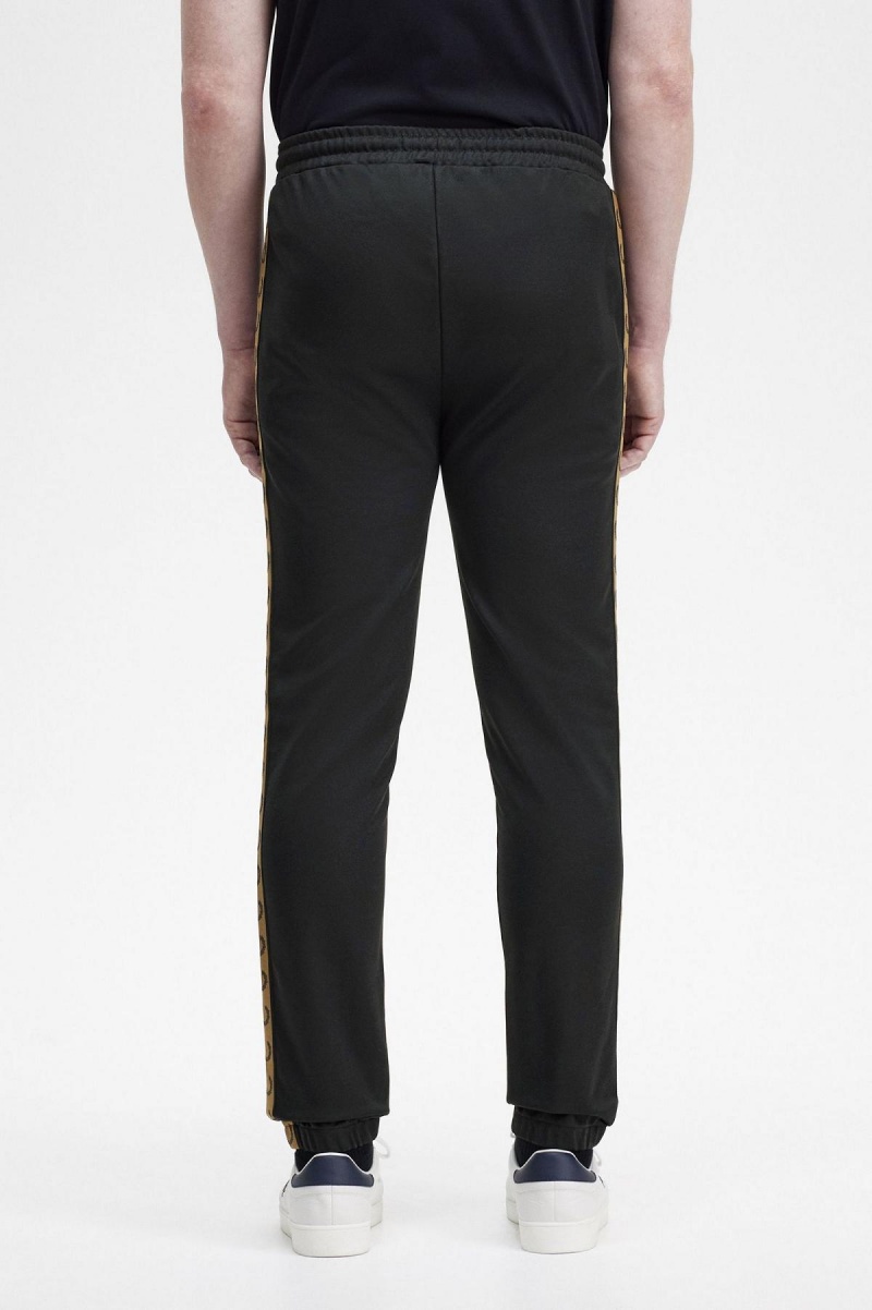 Fred Perry Taped Track Pants Trainingsanzug Herren Schwarz | SCHVO52955