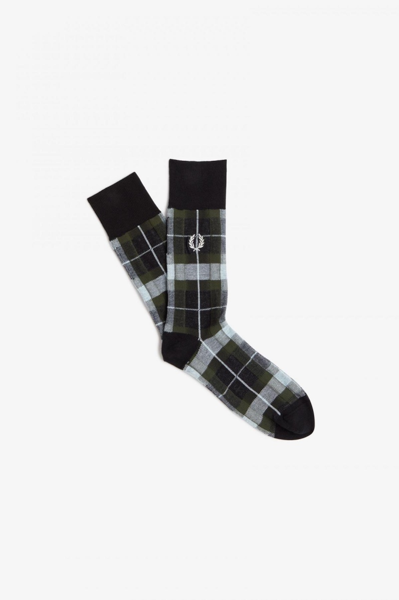 Fred Perry Tartan Socken Accessories Hellweiß | CHZPD23246