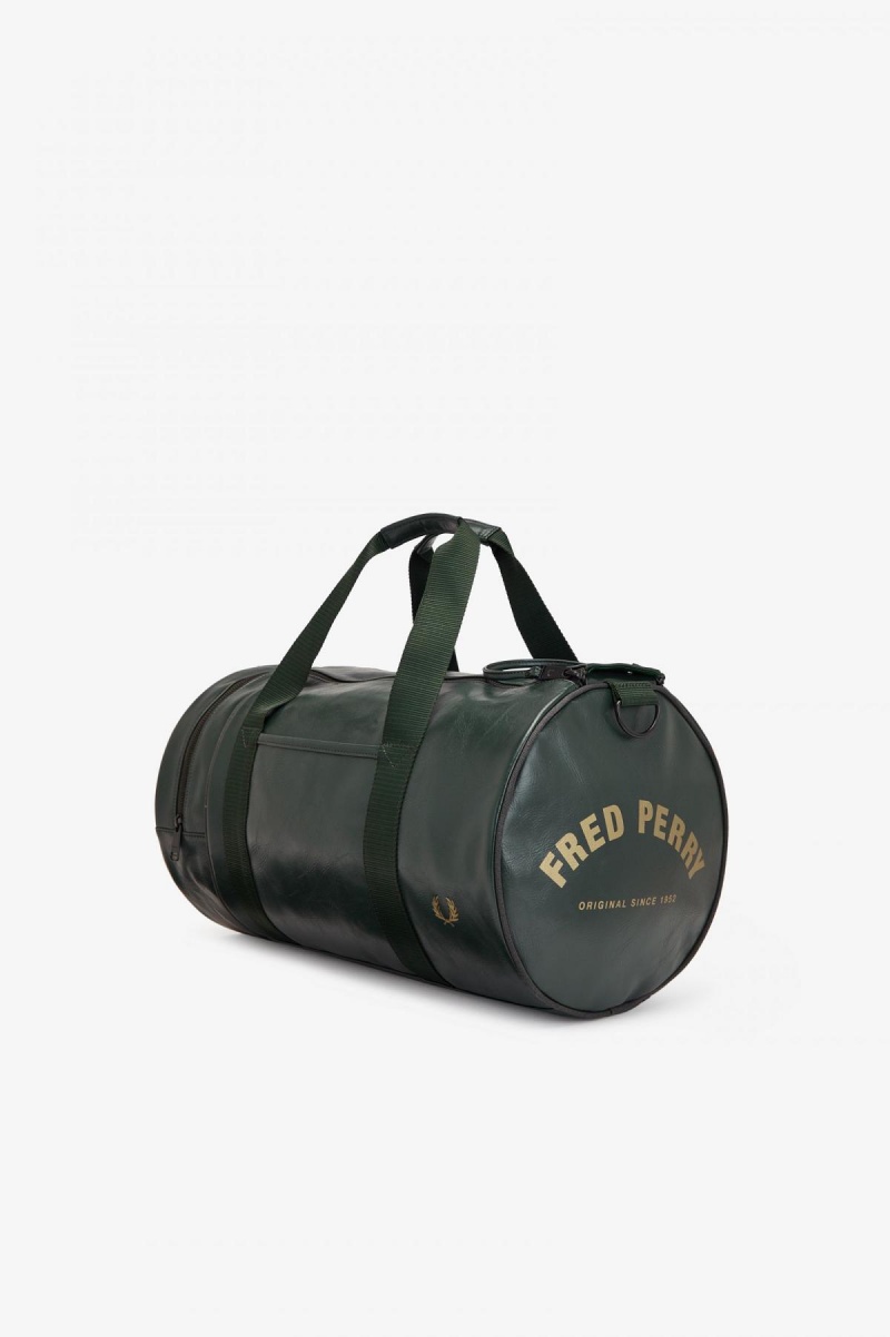 Fred Perry Tonal Barrel Tasche Accessories Dunkelgrün | CHNZX47540