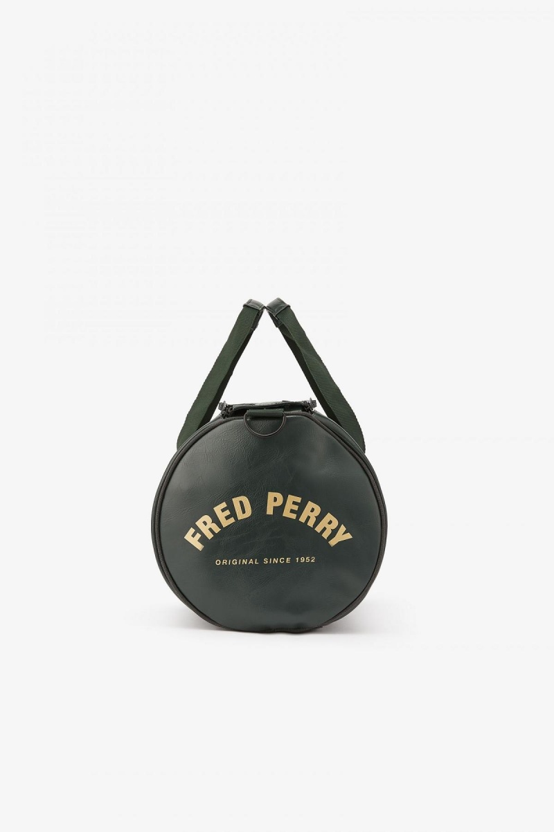 Fred Perry Tonal Barrel Tasche Accessories Dunkelgrün | CHNZX47540
