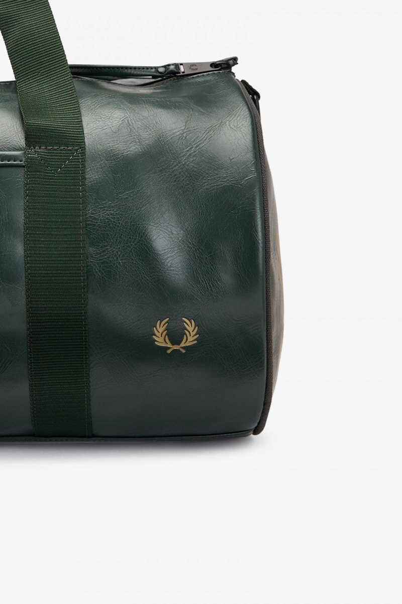 Fred Perry Tonal Barrel Tasche Accessories Dunkelgrün | CHNZX47540