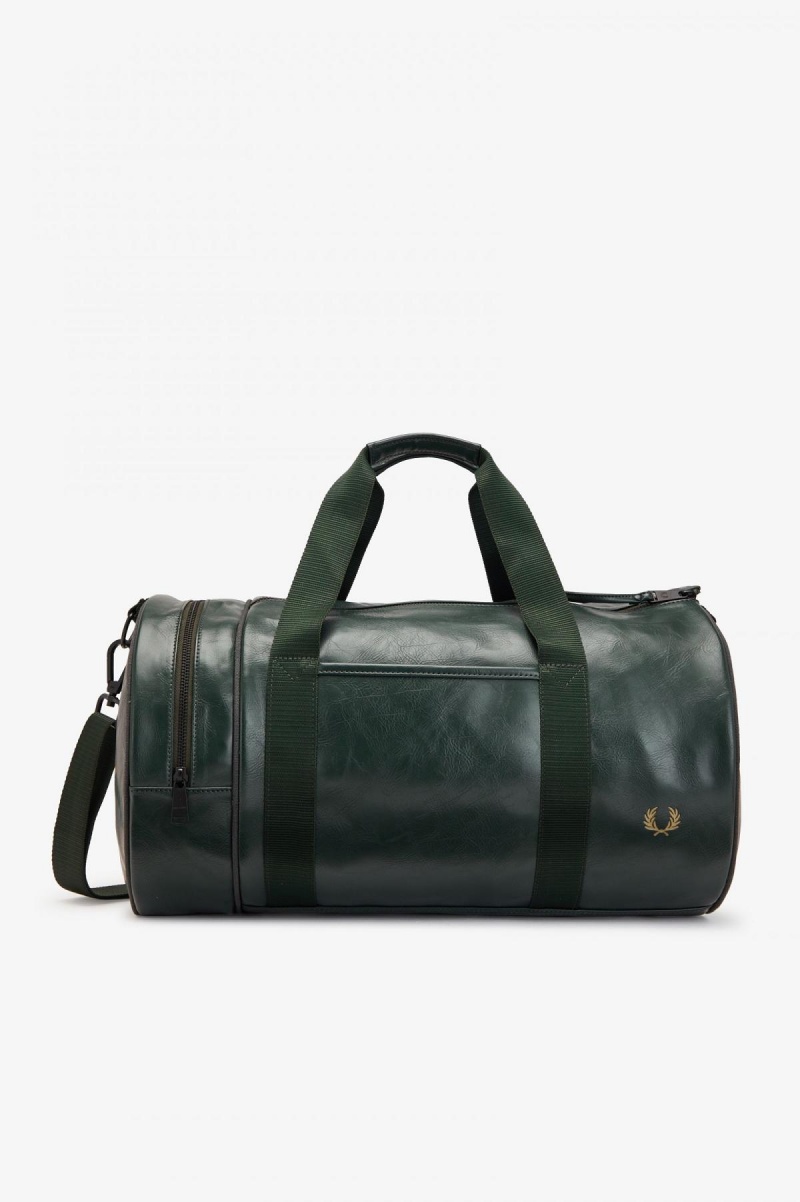 Fred Perry Tonal Barrel Tasche Accessories Dunkelgrün | CHNZX47540