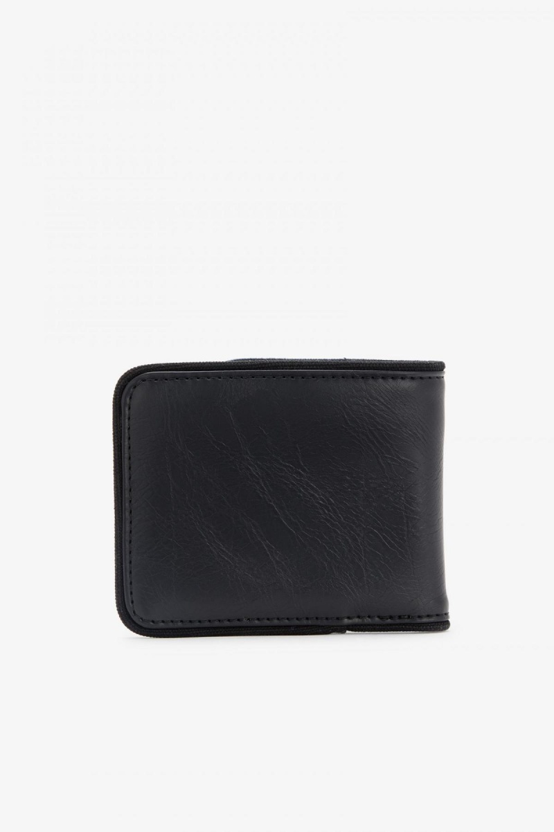 Fred Perry Tonal Billfold Geldbörse Accessories Schwarz | ACHDF20855