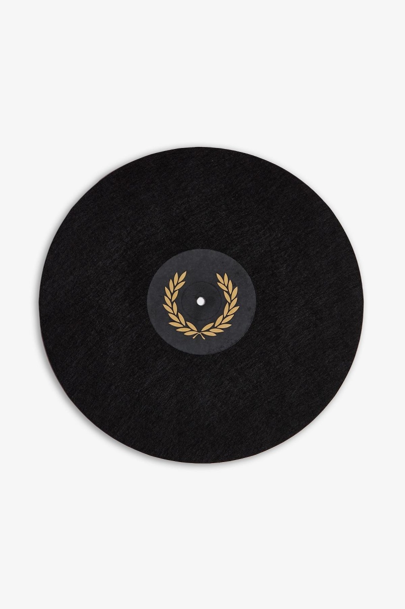 Fred Perry Vinyl Slip Mat Lifestyle Accessories Schwarz | MCHFT25535