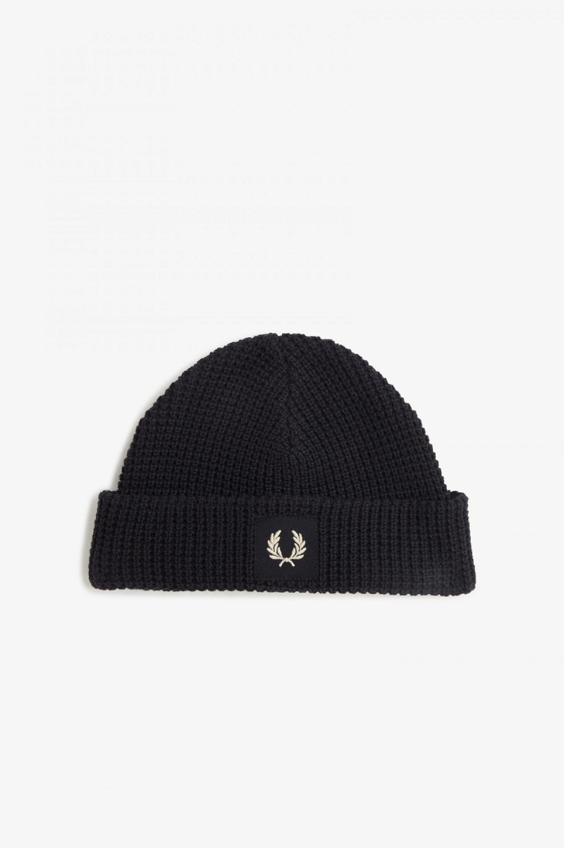 Fred Perry Waffle Knit Mütze Accessories Dunkel | CHEGJ13237