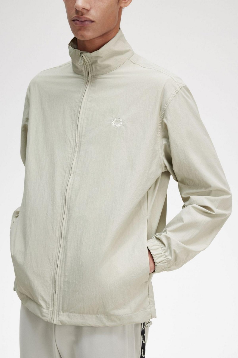 Fred Perry Woven Trainingsjacke Herren Hell | CHDYB93216