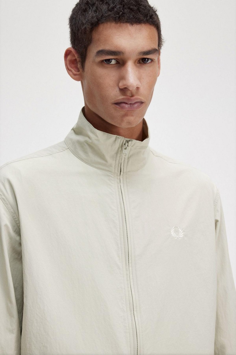 Fred Perry Woven Trainingsjacke Herren Hell | CHDYB93216