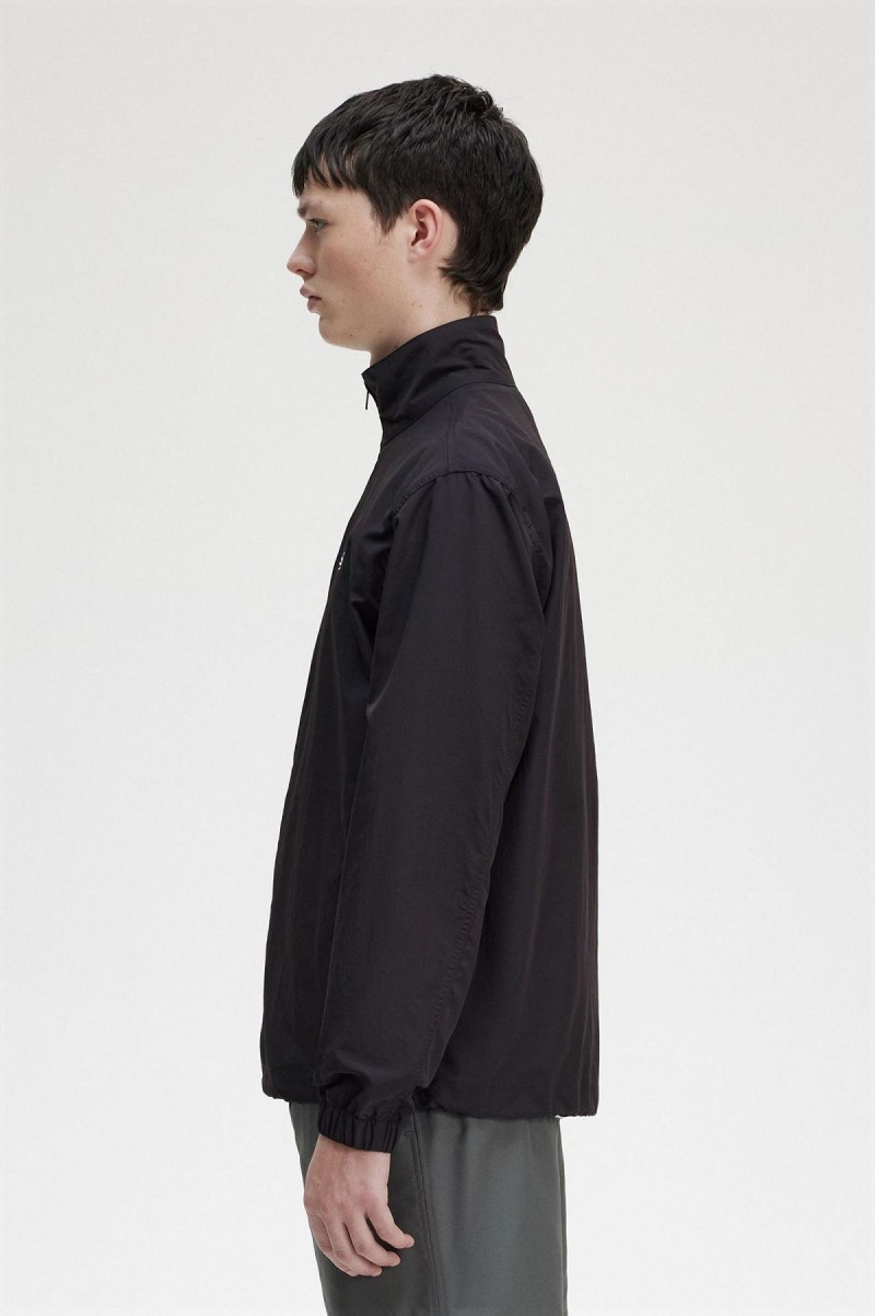 Fred Perry Woven Trainingsjacke Herren Schwarz | YCHGT55911