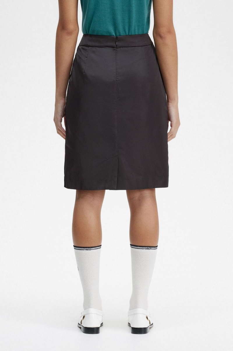 Fred Perry Zip Detail Hosen Damen Schwarz | CHEAH81549