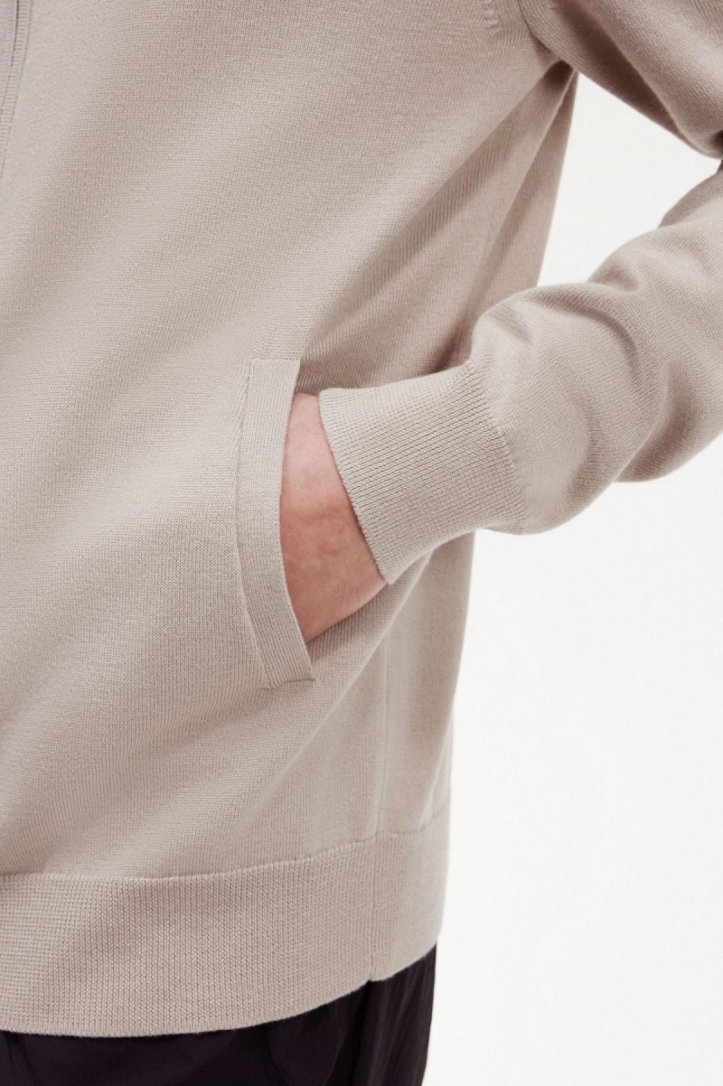 Fred Perry Zip Through Cardigan Strickwaren Herren Dunkel | ZCHMJ72218